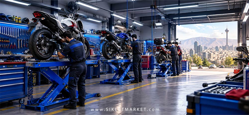 سرویس سریع موتورسیکلت در تهران (Quick Service) | سیکلت مارکت