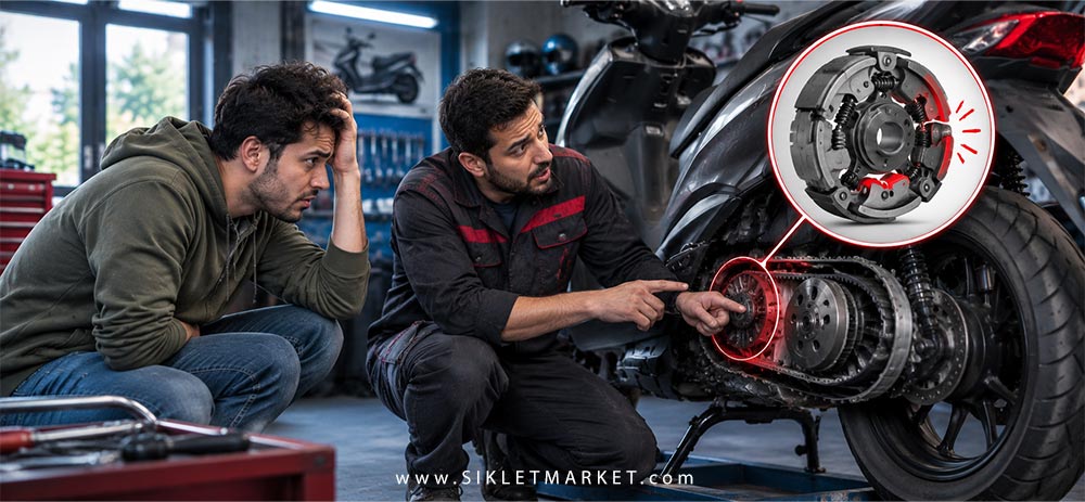 مشکل در کلاچ گریز از مرکز