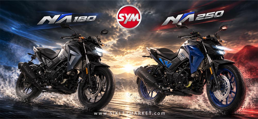 مقایسه موتورسیکلت گلکسی SYM NA180 و گلکسی SYM NA250